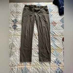 J. Crew Men's Olive Chinos